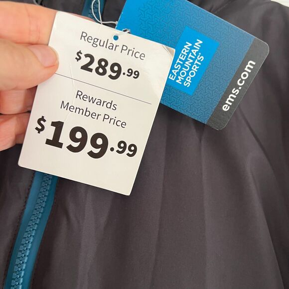 EMS Women’s Sherburne Ski Jacket M Phantom Water-Resistant Insulated Hooded NWT - Picture 6 of 16